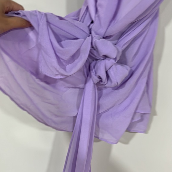 New revolve nbd strapless belt mini dress purple - Picture 3 of 5